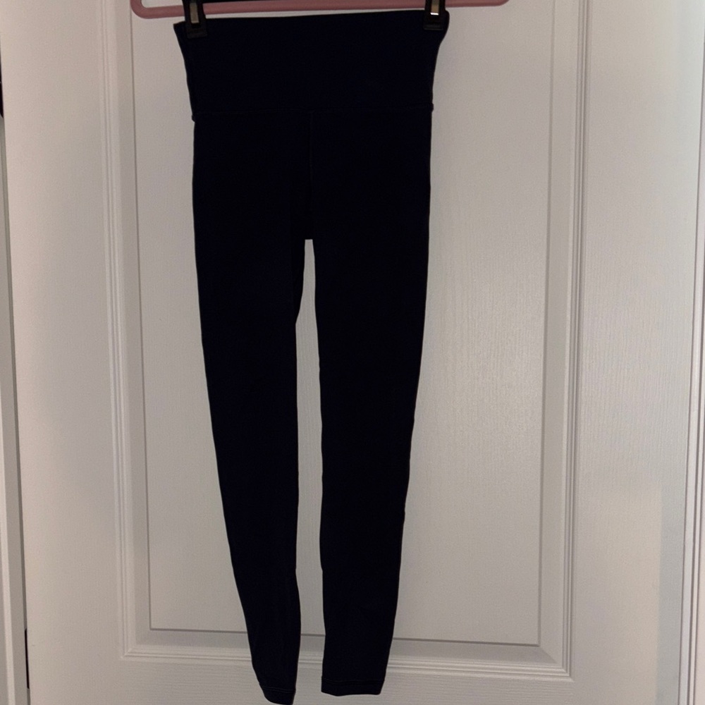 Athleta Navy High-Waisted Leggings